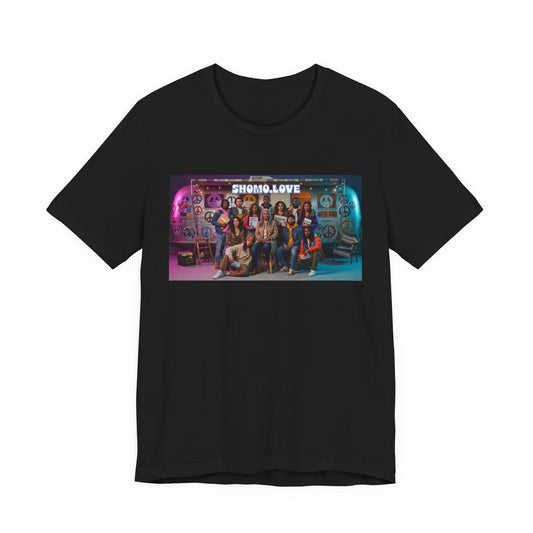 Shomo.Love Group Photo Tee — 'Show No Love' Retro